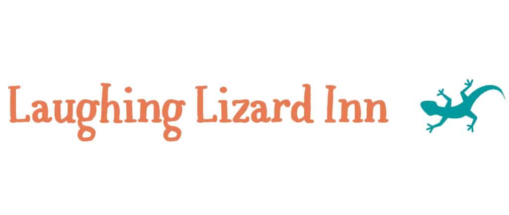 Horizontal Laughing Lizard Inn - Logo
